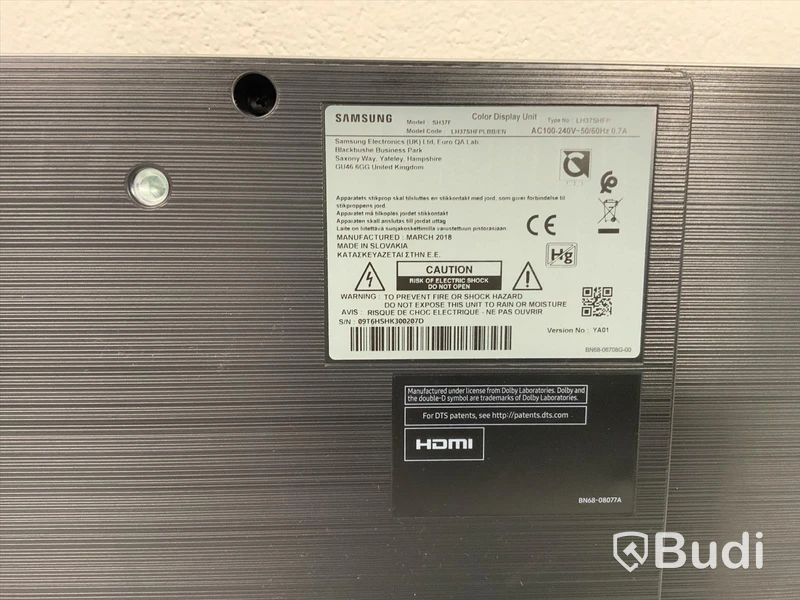 Samsung color display unit SH37F