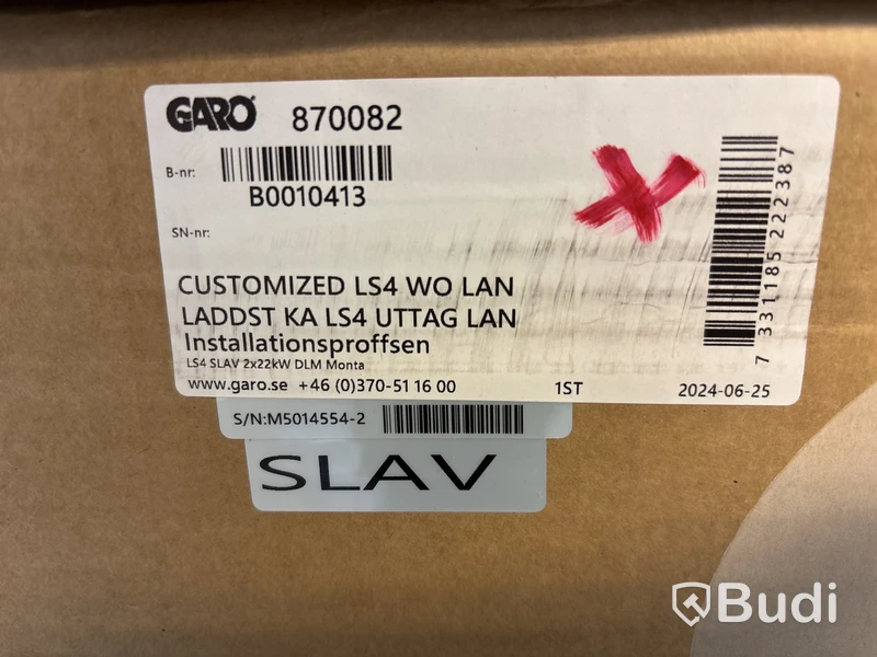 Laddstation Garo, LS4, Slav, inklusive markfundament