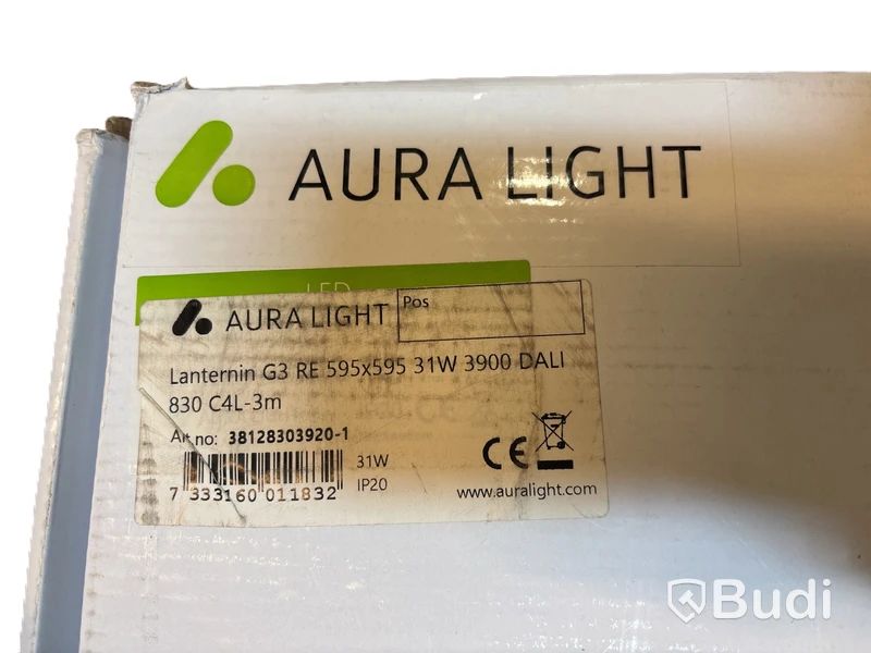 3 st. Takarmaturer/LED-paneler, olika märken och modeller