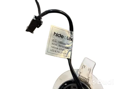6 st. Downlights Hidealite dimbart drivdon, vit