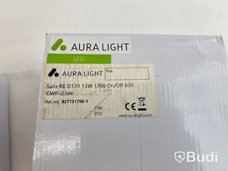 2 st. Lampor Aura light, Salix 11W Led och Salix RE D139 15W