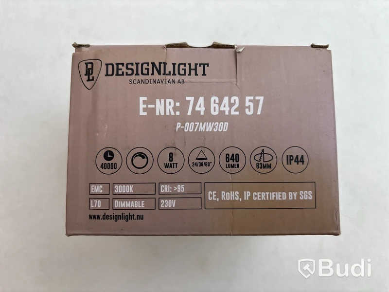 3 st. Downlights, olika märken och modeller