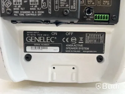 2 st. Högtalare Genelec, 8040B och 4040A