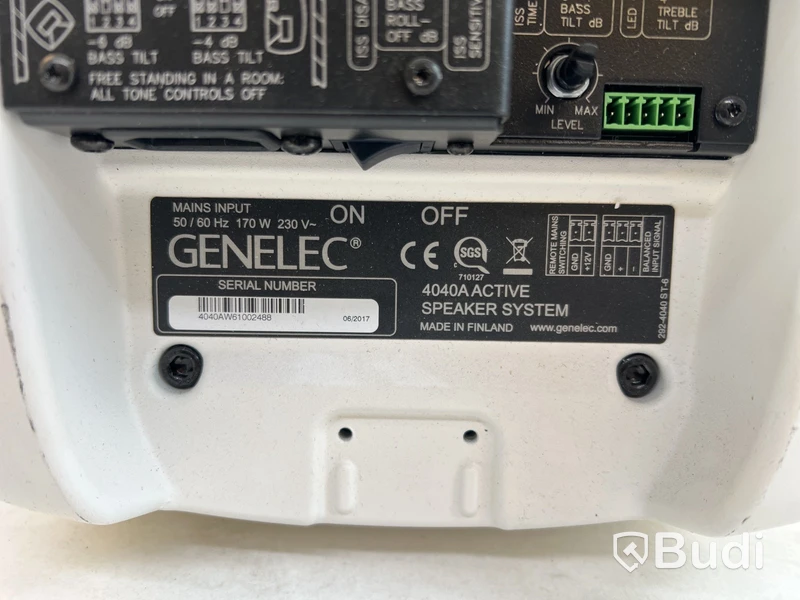 2 st. Högtalare Genelec, 8040B och 4040A