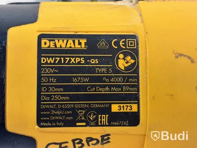 Kap- och gersåg med sågbänk Dewalt DW717XPS