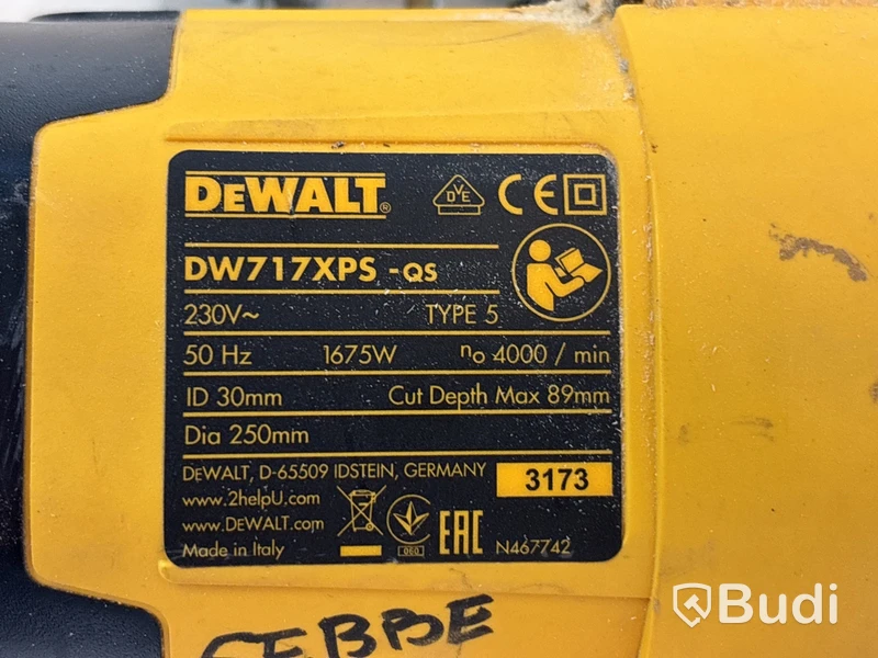 Kap- och gersåg med sågbänk Dewalt DW717XPS