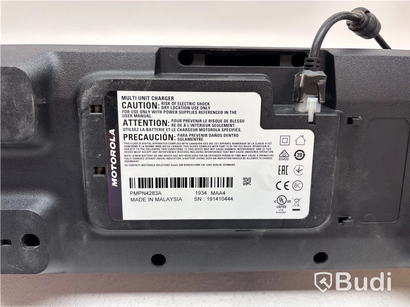 3 st. Walkie talkie Motorola DP2400e, inkl. multiunit laddare PMPN4283A