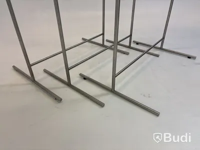 3 st. Klädställ / klädhängare i metall