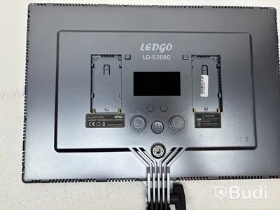 2 st. portabel LED-belysning Ledgo E268C, Ledpad
