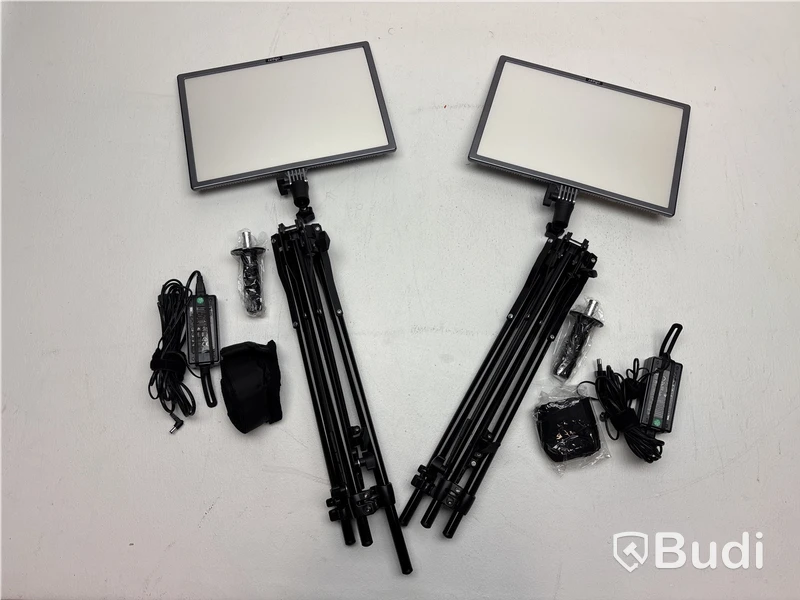 2 st. portabel LED-belysning Ledgo E268C, Ledpad