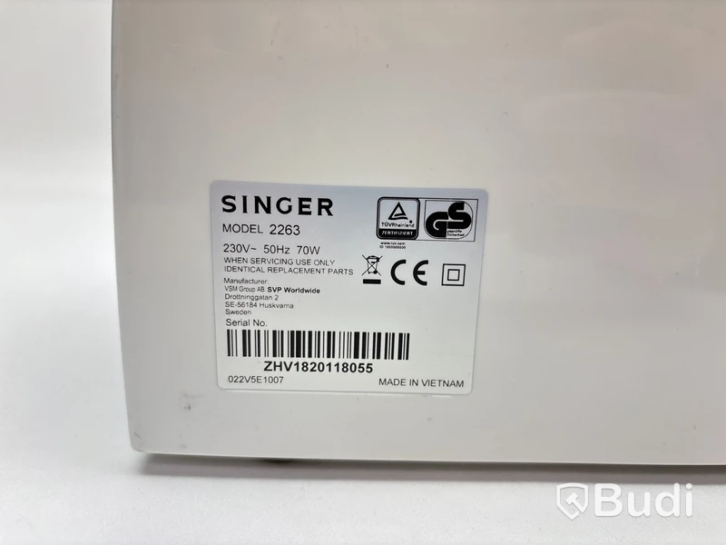 Symaskin Singer tradition 2263