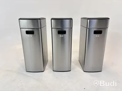 3 st. Papperskorgar Simplehuman