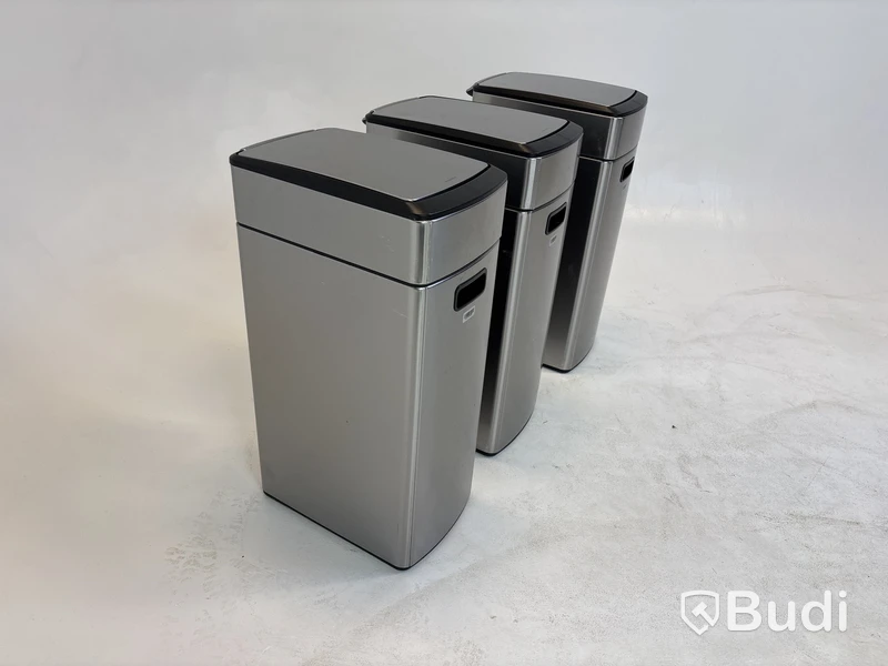 3 st. Papperskorgar Simplehuman