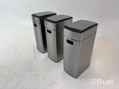 3 st. Papperskorgar Simplehuman