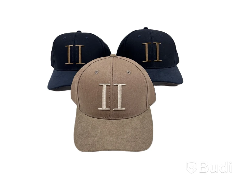 3 st. Kepsar Les deux, Baseball cap suede, one size