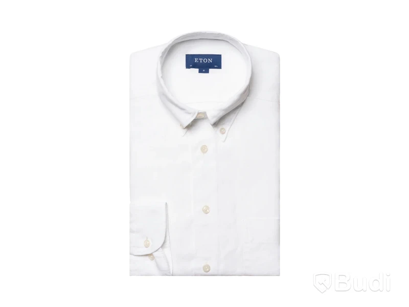 Linneskjorta Eton, Slim, stl L