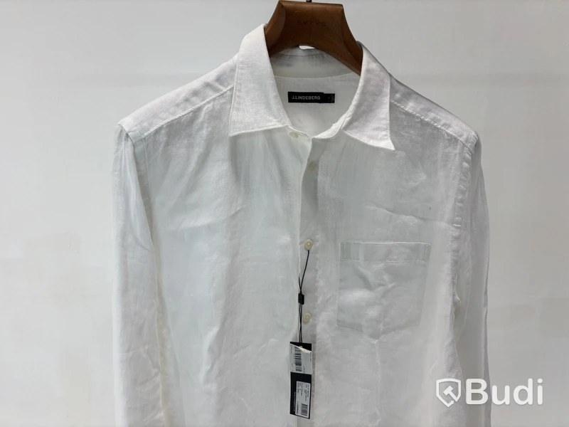 Skjorta J.lindeberg, stl. XL, clean linen slim shirt
