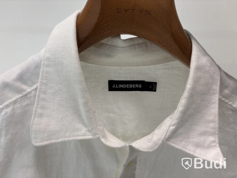 Skjorta J.lindeberg, stl. XL, clean linen slim shirt
