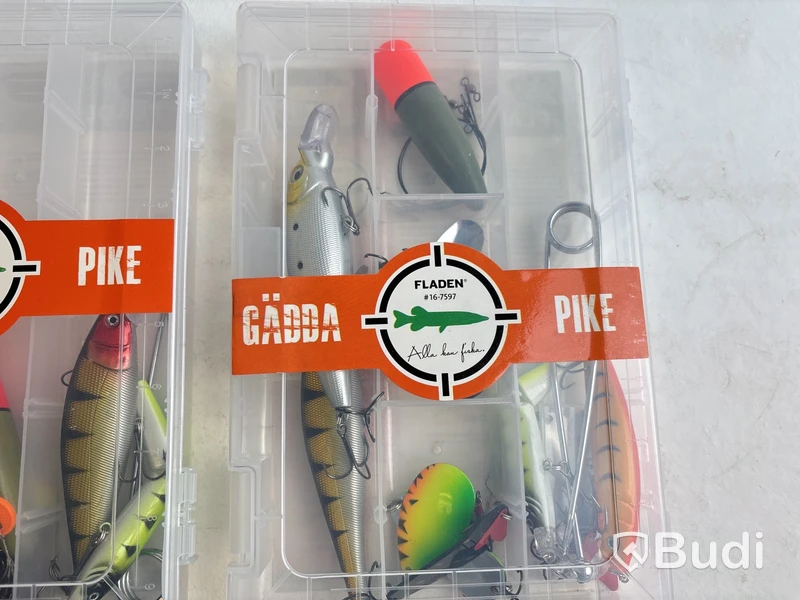 Diverse fiskedrag/krokar Fladen, olika modeller
