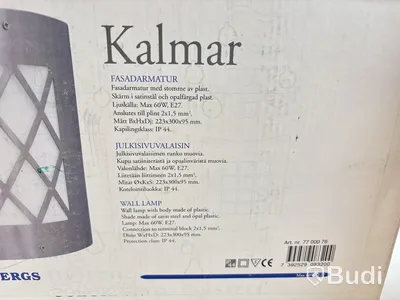 Parti med väggarmaturer Malmbergs, olika modeller