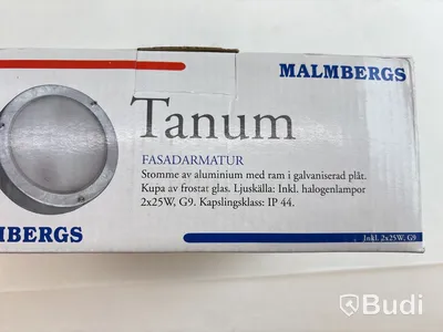 Parti med väggarmaturer Malmbergs, olika modeller