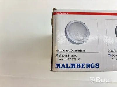 Parti med väggarmaturer Malmbergs, olika modeller
