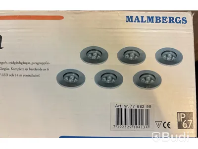 Mark- och golvspotlightset för infällning i altangolv Malmbergs, Skara
