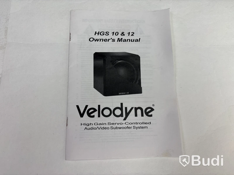 Subwoofer Velodyne HGS10BGE