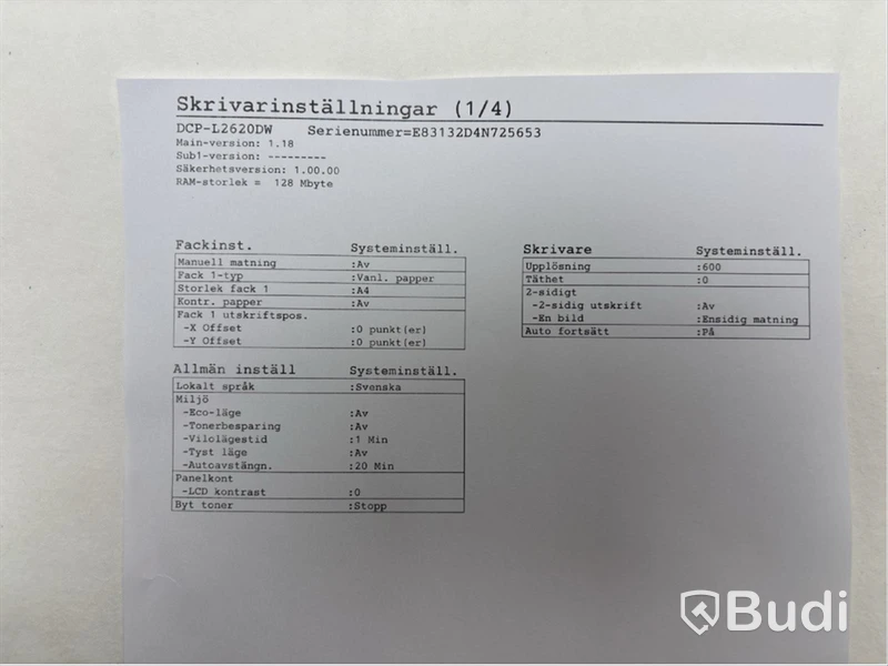 Skrivare / Kopiator Brother, DCP-L2620DW