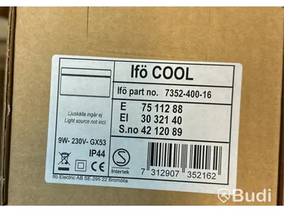 Armatur Ifö electric, Cool IP44, svart
