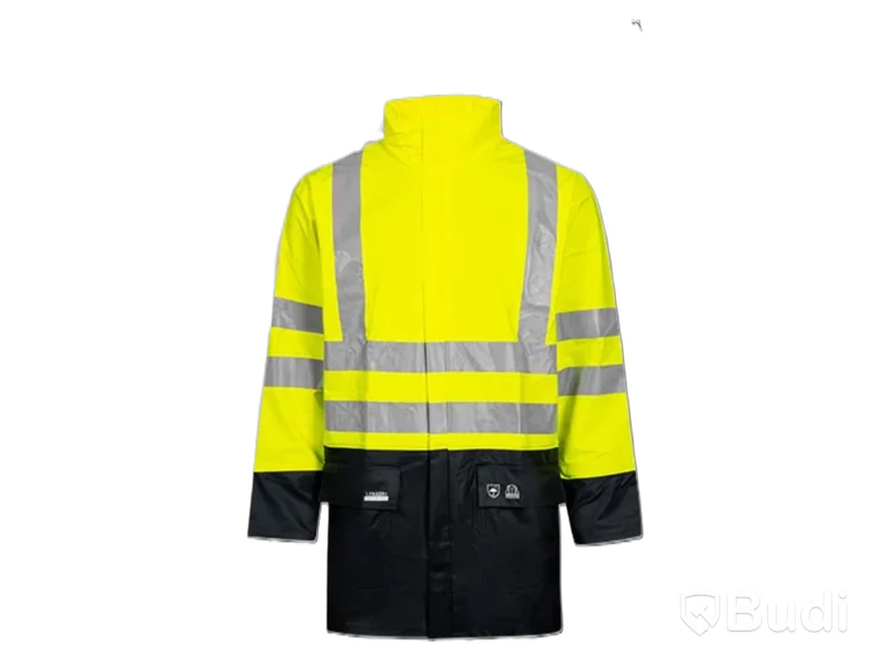 2 st. Regnjacka Lyngsoe rainwear, varsel, gul/blå, stl. XXXL