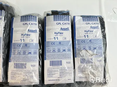 9 st. Förp. Handskar Ansell Hy-Flex 48-101, stl. 11
