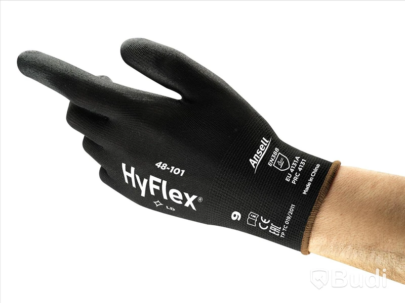 9 st. Förp. Handskar Ansell Hy-Flex 48-101, stl. 11