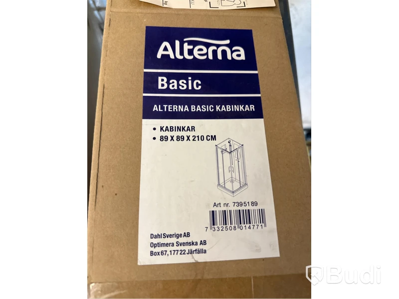 Kabinkar/duschkar Alterna Basic. Obs! Endast botten.