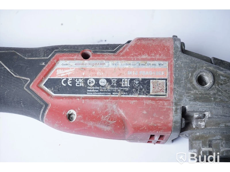 Vinkelslip – Milwaukee FSAG125X-0X M18, funktionstestad