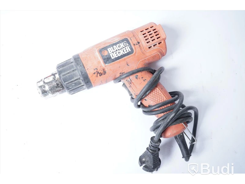 Vinkelslip + Varmluftspistol – Makita GA5030R, Black & decker, Funktionstestade
