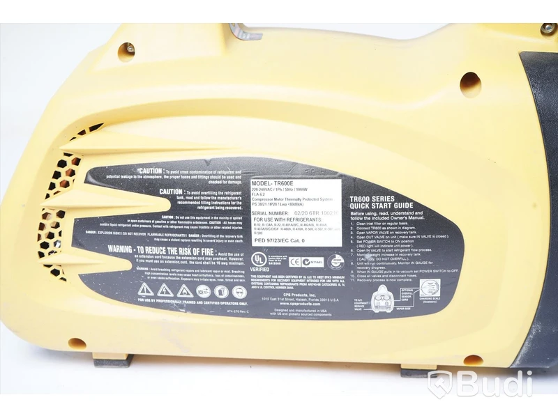 Tömningsaggregat – Pro-set TR600E CPS