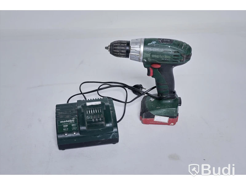Skruvdragare Metabo BS 14.4 Li, batterier och laddare