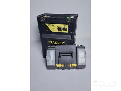 Verktygslåda Stanley med diverseverktyg, OBS