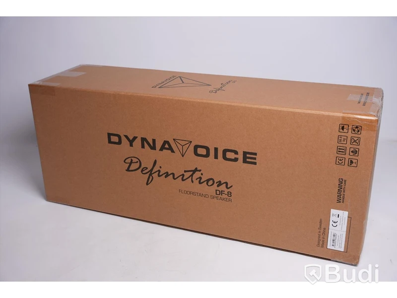 Golvhögtalare 1st - Dynavoice Definition DF-8 Black. Ny, Obruten förpackning.