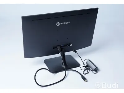 Datorskärm med tangentbord, mus - Voxicon VXD-24FHDS samt Voxicon tangentbord och mus