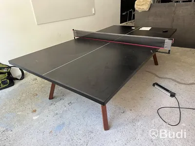 Pingisbord kombinerat konferensbord med träben - RS Barcelona, svart. OBS! tecken på användning, första bilden är referensbild