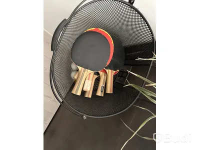 Pingisbord kombinerat konferensbord med träben - RS Barcelona, svart. OBS! tecken på användning, första bilden är referensbild