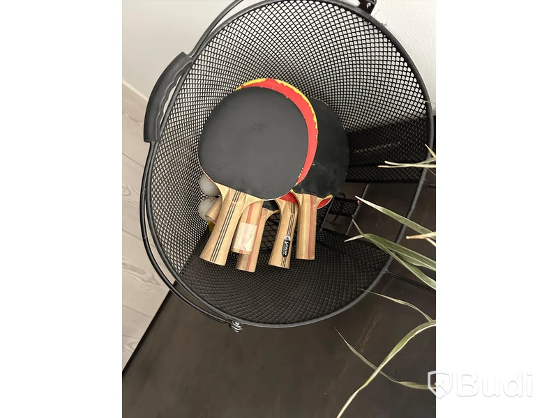 Pingisbord kombinerat konferensbord med träben - RS Barcelona, svart. OBS! tecken på användning, första bilden är referensbild