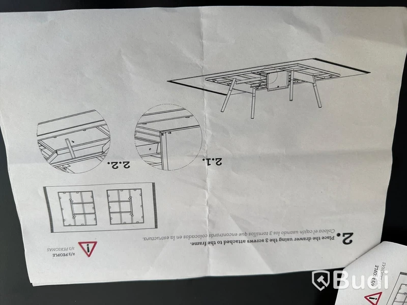 Pingisbord kombinerat konferensbord med träben - RS Barcelona, svart. OBS! tecken på användning, första bilden är referensbild
