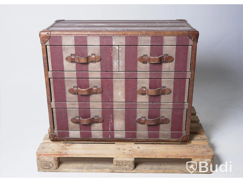 Byrå - Artwood Stonyhurst, stripe canvas. Nypris ca 23,500 kr. OBS! vaxfläckar, se bilder