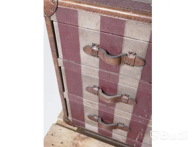 Byrå - Artwood Stonyhurst, stripe canvas. Nypris ca 23,500 kr. OBS! vaxfläckar, se bilder