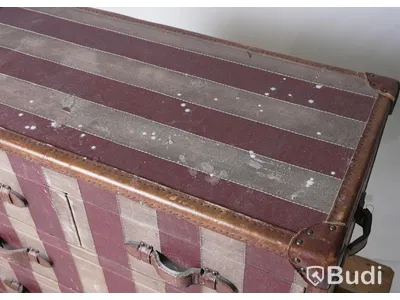 Byrå - Artwood Stonyhurst, stripe canvas. Nypris ca 23,500 kr. OBS! vaxfläckar, se bilder