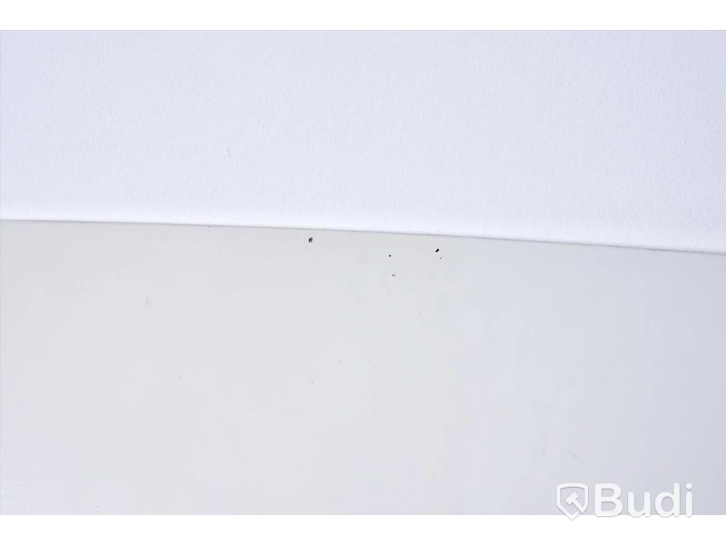 Matbord – Mi 307 Superellips Vit Laminat, Fritz Hansen design av Piet Hein & Bruno Mathsson, bruksspår.