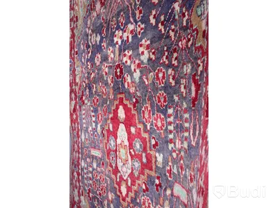 Matta -Mönstrad, röd. 130x195 cm